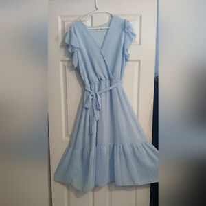 Charming Light Blue Women Dress